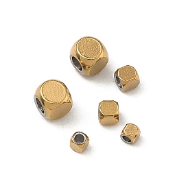 304 из нержавеющей стали бусы, кубические, ионное покрытие (ip), долговечный, стойки покрытие