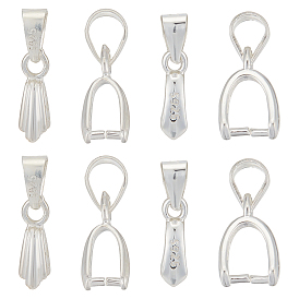 4 шт. 2 стили 925 подвески из стерлингового серебра, ледоруб и щепотку поручительств, с печатью 925