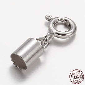 925 Sterling Silver Spring Ring Clasps