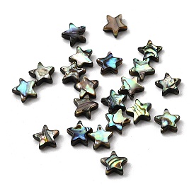 Натуральные бусинки из ушка, звезда