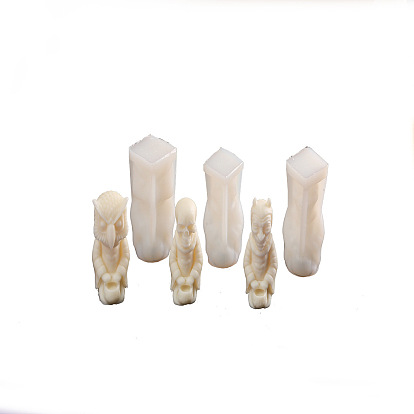 Food Grade Candle Silicone Molds, for 3D Scented Candle Making
