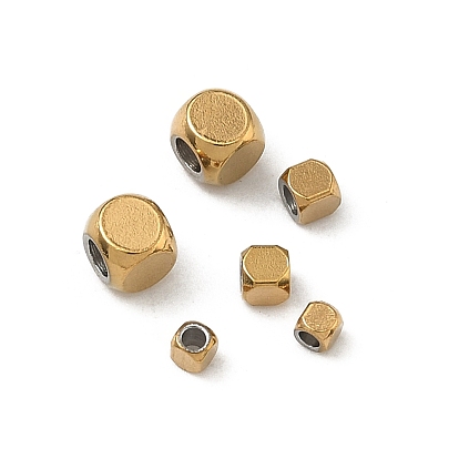 304 из нержавеющей стали бусы, кубические, ионное покрытие (ip), долговечный, стойки покрытие