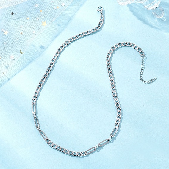 5мм 304 цепочки из нержавеющей стали с переплетенными звеньями, не тускнеет