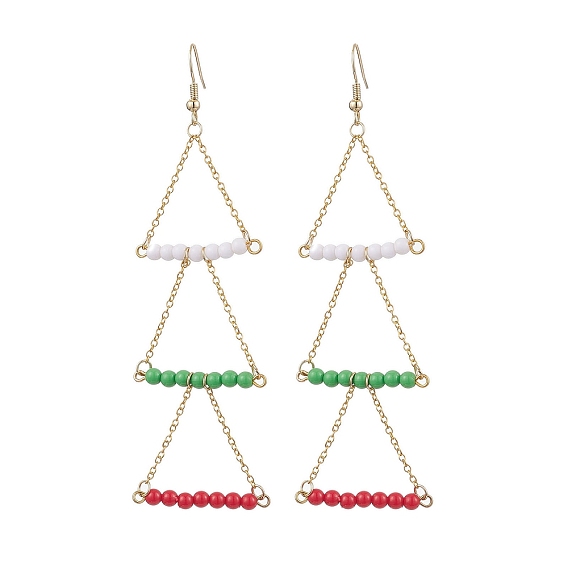 304 нержавеющая сталь, акриловые серьги с подвесками, Треугольник, треугольные