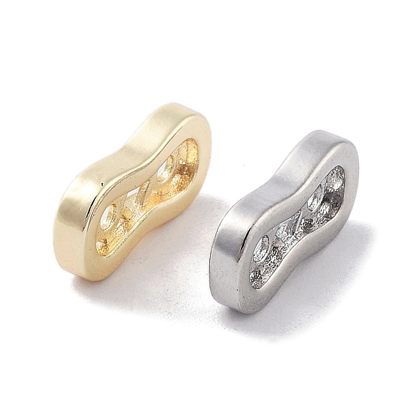 Латунные многожильные звенья, без кадмия, без никеля и без свинца, распорными брусьями, 8 форму, 2-луночное