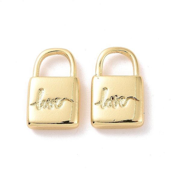 Стойки обшивки латунные прелести, долговечный, без кадмия и без свинца, замок со словом любовь