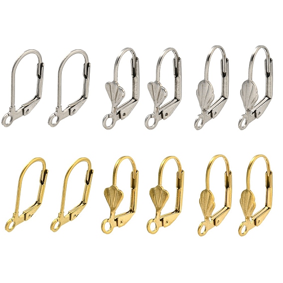 Ионное покрытие (ip) 304 детали серьги с откидной крышкой из нержавеющей стали