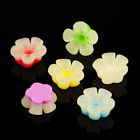 Cabuchones de resina, flor, 13x5 mm