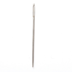 Швейные иглы из углеродистой стали, большие иглы для глаз, для шитья, вышивка поделки