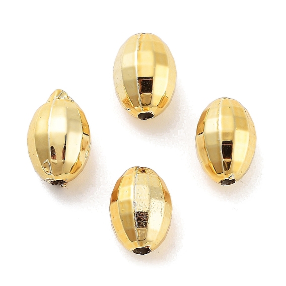 CCB пластиковые шарики, граненые, овальные