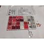 Kits de fabricación de joyas para pulseras de aleación de esmalte, vidrio y plástico CCB, formas mixtas