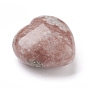 Natural Sesame Jasper Heart Love Stone, Pocket Palm Stone for Reiki Balancing