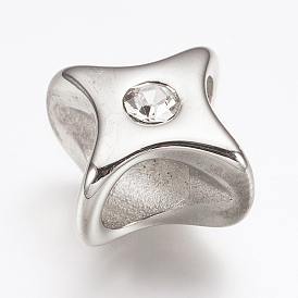 Ионное покрытие (ip) 316 многожильные звенья из хирургической нержавеющей стали, со стразами, звезда