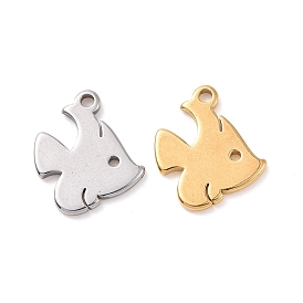 304 Stainless Steel Charms, Fish Charms