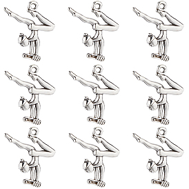 80шт. подвески из сплава в тибетском стиле со спортивной тематикой