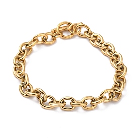 304 трос из нержавеющей стали цепи браслеты, с карабин-лобстерами 