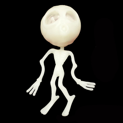 Luminous TPR Stress Toy, Funny Fidget Sensory Toy, for Stress Anxiety Relief, Glow in The Dark Alien