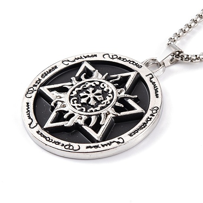 Ожерелья-цепочки из нержавеющей стали, Ожерелья с подвеской в виде звезды Давида из сплава с гексаграммой