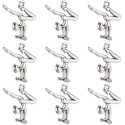 80шт. подвески из сплава в тибетском стиле со спортивной тематикой