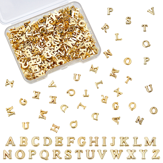 260 шт. 26 стили сплава 26 формы букв для украшения ногтей, аксессуары для украшения ногтей