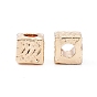 Rack Plating Alloy Bead, Long-Lasting Plated, Cadmium Free & Lead Free, Cube