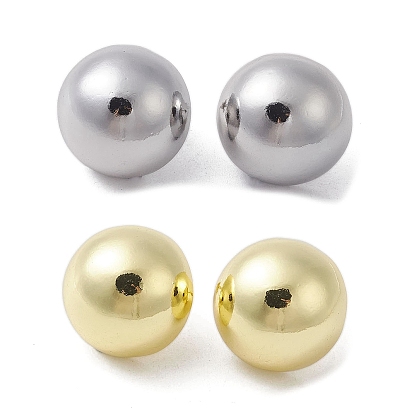 Латунь серьги, полукруглый