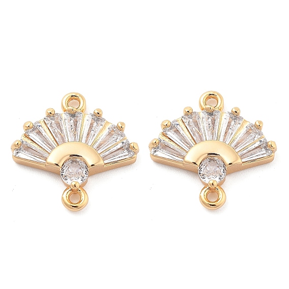 Латунные прозрачные подвески из кубического циркония, фан-ссылки