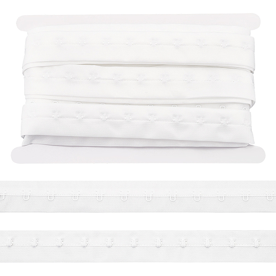 5 ярды 1 ряд крючок и петля лента, полиэфирная лента для шитья нижнего белья