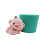 Pig Food Grade Silicone Molds, Fondant Molds, Resin Casting Molds, for Chocolate, Candy, UV Resin & Epoxy Resin Decoration Making