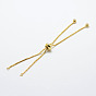 DanLingJewelry Rack Plating Eco-Friendly Brass Chain Bracelet Making, Long-Lasting Plated, Slider Bracelets Making, Cadmium Free & Lead Free