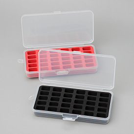 30 grid bobbin box thickened with sponge fixed bobbin box sewing box sewing machine tool plastic bobbin storage box