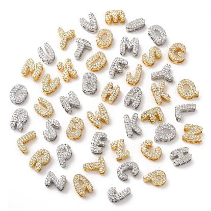 Латунные микро проложить кубического циркония бусы, долговечный, стойки покрытие, без кадмия и без свинца