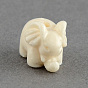 Dyed Elephant Synthetic Coral Beads, 10x15x9.5mm, Hole: 2mm