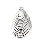 Tibetan Style Alloy Pendants, Shell
