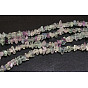 Natural Fluorite Chips Beads Strands, 4~6mm, Hole: 0.3mm, 80~81cm