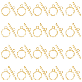 20 комплекты экологически чистых латунных застежек-тоглов, без кадмия и без свинца, долговечный, кольцо