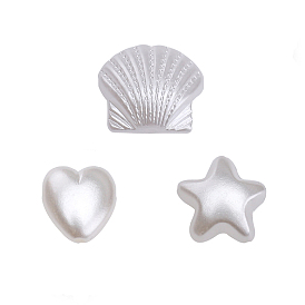 30 бусины из абс-пластика с имитацией жемчуга