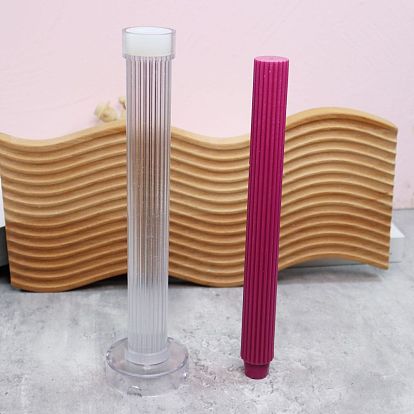 Прозрачные пластиковые формы для свечей, для свечных инструментов, форма колонны