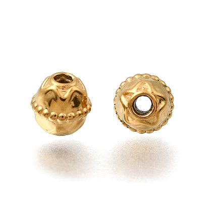 304 из нержавеющей стали разделительные бусины, ионное покрытие (ip), овальные