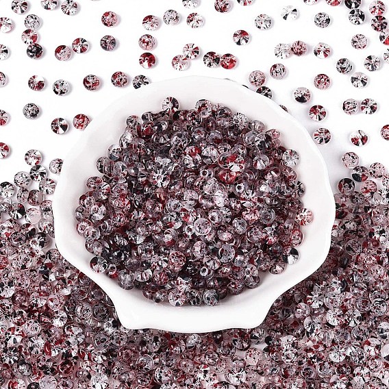 Прозрачные стеклянные бусины для выпечки, рондель