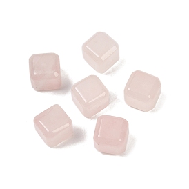 Природного розового кварца бусы, кубические