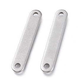 Smooth 304 Stainless Steel Links, Bar Links, Oval