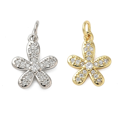 Латунные микропаве прозрачные кубические циркониевые подвески, , стойки покрытие, долговечный, без свинца и без кадмия