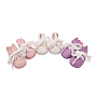PU Leather Doll Rabbit Shoes, with Shoelace, for 18inch American Girl Dolls Accessories