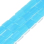 Synthetic Quartz Beads Strands, Imitation Kyanite, Rectangle