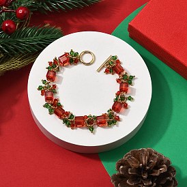 K9 стеклянные имитации австрийского хрусталя браслеты из бисера, кубические, с 304 нержавеющей стали