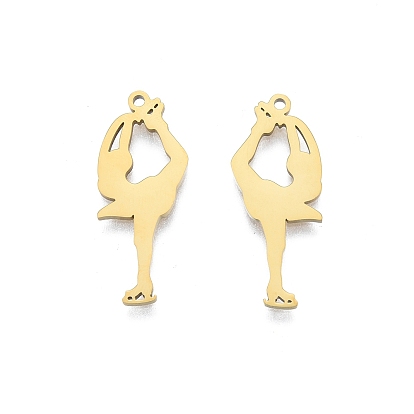 201 кулон из нержавеющей стали, фигурист