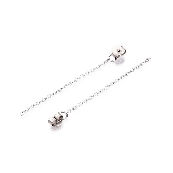 Родиевое покрытие 925 фрикционные гайки из стерлингового серебра, с кистями