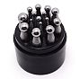 Dapping Block Punch Set, Jewelry Metal Forming Tool Set, for Shaping Texturizing Jewelry