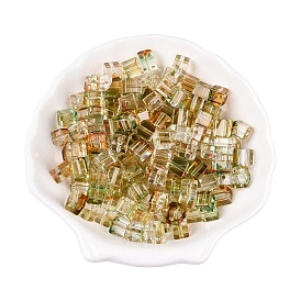 Прозрачные стеклянные бусины для выпечки, кубические